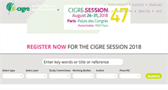 Desktop Screenshot of e-cigre.org